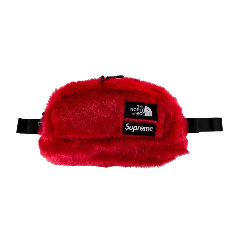 Supreme x North Face Faux Fur Belt Pack